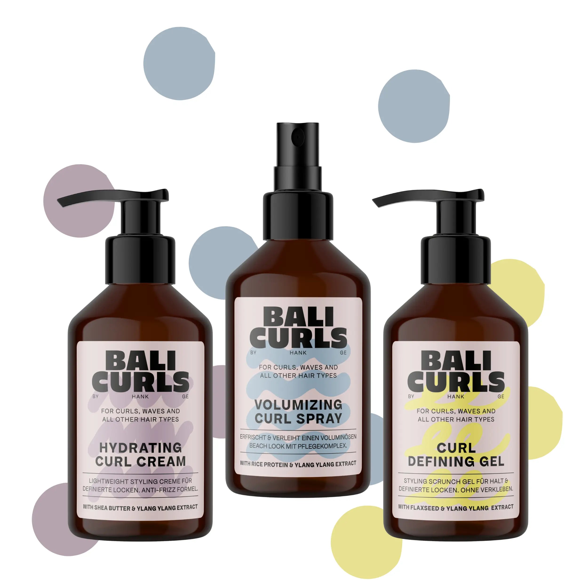 Bali Curls Complete Curl Care Bundle – Hydrate, Define & Volumize
